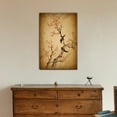 thumbnail image 2 of wall26 Canvas Wall Art - Traditional Chinese Painting of Flowers, Plum Blossom and Two Birds on Tree - Gallery Wrap Modern Home Art | Ready to Hang - 32x48 inches, 2 of 3