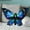 Blue, variant on PATLOLLAV Butterfly Throw Pillow,3D Butterfly Pillow,Butterfly Stuffed Animal Decorative Butterfly Throw Pillow,Butterfly Plush Decor for Bedroom Couch Farmhouse Seat Cushion,19.7x 15.7 Inch