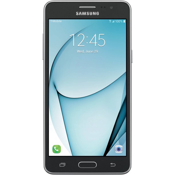 Walmart Family Mobile Samsung Galaxy On5 8gb Black Prepaid Smartphone Walmart Com