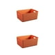 thumbnail image 4 of Advancent Cesta para debajo del estante de alta capacidad para almacenamiento organizado - Cestas de almacenamiento duraderas y convenientes para naranja descubierta 26*18*8cm 2Conjunto, 4 of 6
