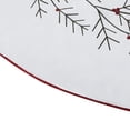 thumbnail image 2 of My Texas House Conroe Multi Embroidered Mistletoe Christmas Tree Skirt, 52", 2 of 4