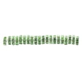 thumbnail image 1 of keepw 100 Pieces Rhinestone Rondelles with Big Holes Spacer Beads Findings Crystal Loose Bead for Bracelet Accessories Green 8MM100 Pieces, 1 of 6
