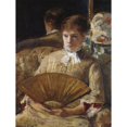 thumbnail image 2 of Cassatt, Mary 19x24 Black Modern Framed Museum Art Print Titled - Portrait Of A Lady 1877, 2 of 4