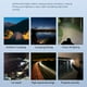 thumbnail image 3 of Eigraketly Linterna frontal con sensor LED, 3 modos, suministros de emergencia impermeables ajustables, linterna frontal recargable USB para Estufas de camping, 3 of 6