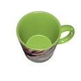 thumbnail image 5 of Flower White Shine Coffee Mug Fun Custom Ceramic Mugs 11oz Green, 5 of 5