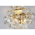 thumbnail image 4 of Design Living 8-Light D20'' Clear Crystal Chandelier with Brass Hardware, 4 of 6