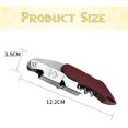 thumbnail image 2 of Waiter Corkscrew Wine Opener, Upgraded Heavy Duty Wine Keys, Stainless Steel Double Hinged Wines Key for Serves, Bartenders (2 Pcs), 2 of 6