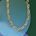 thumbnail image 6 of Ross-Simons Italian 14kt Yellow Gold Paper Clip Link Necklace, Women's, Adult, 6 of 7
