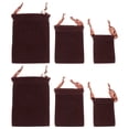 thumbnail image 1 of Rectangular Drawstring Sachet Pouches Light Brown 6Pcs 7x9In, 1 of 1