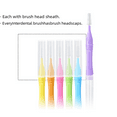 thumbnail image 2 of Cepillo interdental Cepillo interdental de 1 pieza Cepillo de dientes de ortodoncia de forma única Corrección interdental Limpieza de dientes Cepillo interdental 10 uds/caja, 2 of 4