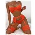 thumbnail image 3 of Conjunto de lencería íntima para mujer, ropa interior, sujetador con aros y bragas, Liga de encaje, 2024, 3 of 5