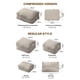 thumbnail image 5 of 6Pcs Travel Luggage Storage Bags Set Waterproof Large Compression Packing Cube Organizer for Storing Clothes Underwear, 5 of 5