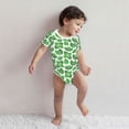 thumbnail image 4 of Rocae Green Leaves for Baby Cotton Short-Sleeve Bodysuits for Unisex Onesies Bodysuit-3 Months, 4 of 7