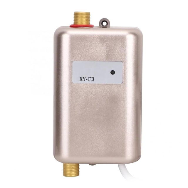 3800W Electric Water Heater Instantaneous Tankless Instant Hot Water Heater Kitchen Bathroom Shower Flow Water Boiler ,Digital Temperature Display