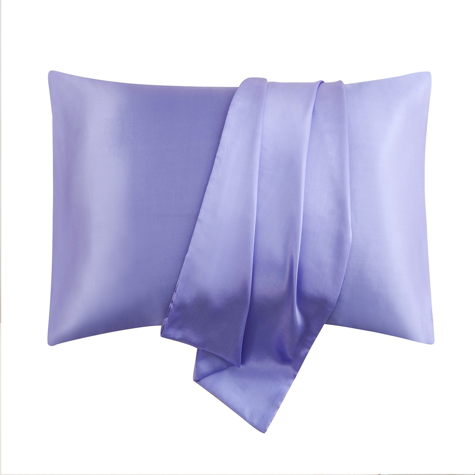 Weloille Faux Silk Pillowcase Set 20x26 in 2Pcs Envelope Closure, Beauty Sleep Pillow Cases for Hair and Skin Care, Multiple Colors Home Essentials