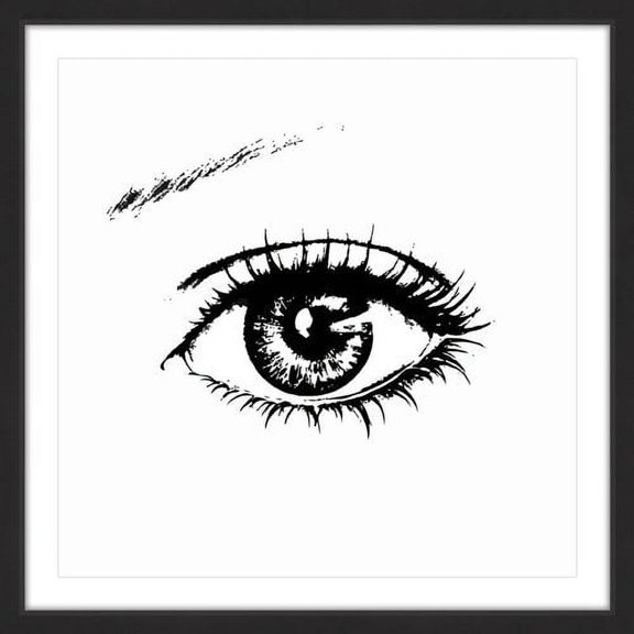 Marmont Hill "Eyeball" by Katarina Snygg Framed Painting Print