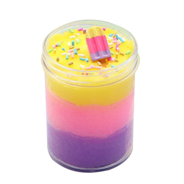 AMERTEER 120ml Colorful Mixing Cloud Cotton Ice Cream Slime Kids Clay