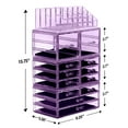 thumbnail image 5 of Sorbus Cosmetic Makeup and Jewelry Storage Case Tower Display Organizer - Spacious Design - Great for Bathroom, Dresser, Vanity and Countertop (Purple), 5 of 7