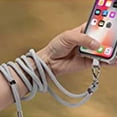 thumbnail image 4 of Cell Phone Lanyard, Adjustable Nylon Neck Phone Strap Detachable Phone Tether Safety Strap Durable Patches for iPhone/Samsung/Google/Oneplus/All Smartphone, 4 of 5