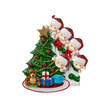 

WANYNG Decorative pendant PVC Personalized Survived Family Of Ornament Christmas Holiday Decorations Hangs D