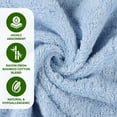 thumbnail image 5 of Superior Rayon from Bamboo Soft Modern 9-Piece Towel Set, Light Blue, 5 of 13