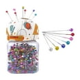 thumbnail image 2 of 200 Uds alfileres de costura Strade Fareast Limited con botella de almacenamiento multicolores, 2 of 8