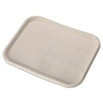 Chinet Savaday Molded Fiber Food Trays 14 x 18 White Rectangular 100/Carton 20804CT