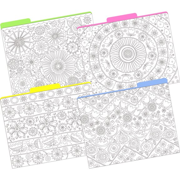 Letter-Size File Folders 12 Ct - Color Me! Cityscapes (BC1344)