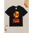 thumbnail image 2 of Camiseta con gráfico divertido e impresionante de pollo y lava para niños, lindas camisetas para niños, camisetas modernas y geniales para niños, 2 of 3