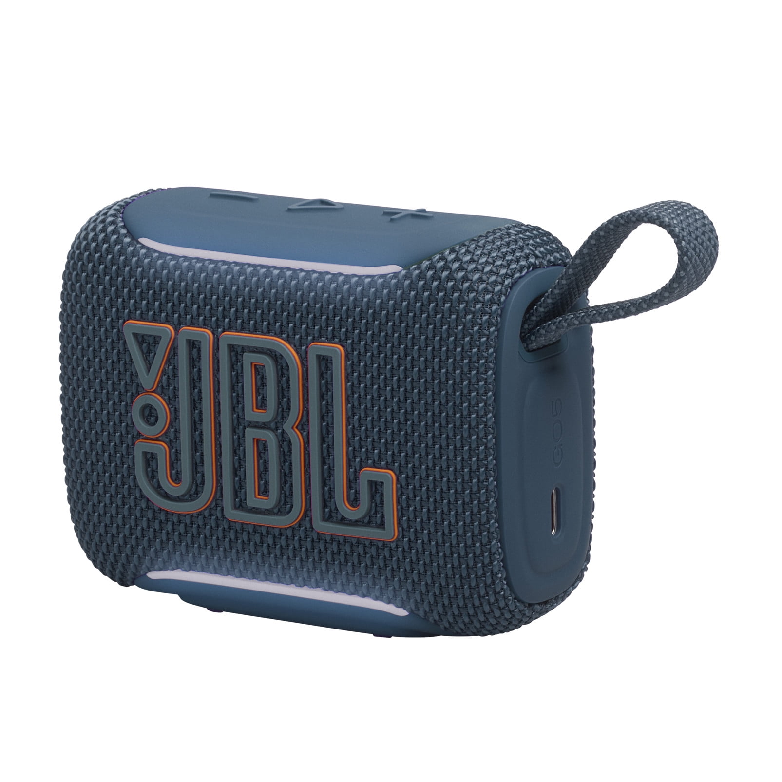JBL Go 5 - Ultra-portable waterproof and drop-proof speaker with JBL legendary sound and ambient edge lighting - Blue
