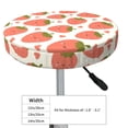 thumbnail image 4 of Haiem Hand Drawn Strawberry Cushion Round Bar Chair Seat Cover Bar Chair Cushion Covers Elastic Washable Bar Chair Cover,Protects from Scratches and Stains-12 inch, 4 of 7