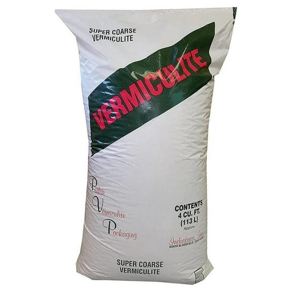 PVP Super Coarse Vermiculite Professional Grade - Excellent Soil Conditioner - Super Coarse Grade Granule – 103 Quarts - 4 Cubic Foot