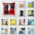 thumbnail image 2 of Funda de almohada de felpa corta, decoración Popular para el hogar, 45x45cm, moderna, minimalista, abstracta, para sofás de oficina, 2 of 4