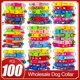 thumbnail image 2 of 100PCS Pet Collar Mix Colors Cat Necklace Cartoons Print Adjustable Collar Cat Puppy Collar Traction Positioning Pet Animal Good ShopWise Round, 2 of 32