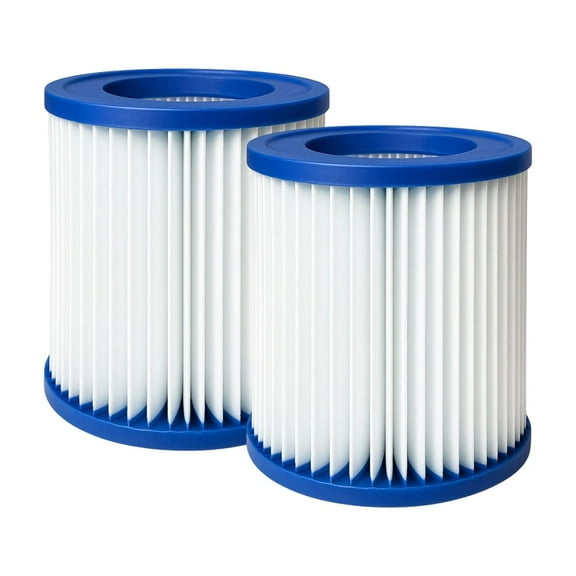 Nispira Pool Filter Replacement for Bestway Flowclear Type I Cartridge Pool Filter(110-120V) 58093E-CASE 330 Gal. | Pack of 2