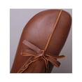 thumbnail image 4 of DPTALR Hiver Rétro Petit Cuir Femme Nœud Fermeture Éclair Arrière Bas, 4 of 9