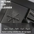 thumbnail image 2 of RV Sink, 12 x 17 Inch Undermount Bar Sink Premium Stainless Steel RV Kitchen Sink with Hideaway Faucet and Glass Rinser, Dark Grey, 2 of 5