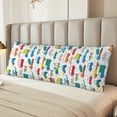 thumbnail image 4 of KLL Ultra Soft Microfiber Body Pillow Cover/Pillowcases 20"x54" with Hidden Zipper Closure-Cute Transport, 4 of 5