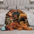 thumbnail image 5 of 40"x50" Jj Art Maybank Thow Blanket Bed Art HD Printing Super Soft Micro Wool Blanket Sofa Comfortable Warm Flannel Blanket Bed Living Room Merch Gift Party Decor, 5 of 5