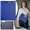 Blue, variant on Clearance Sale! 1PC Document Folder with Fastening Clips, A4 Standard Size Organizer for Papers & Files, PP+Metal, for Office & Home, (49.7x32cm, Orange)