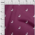 thumbnail image 1 of oneOone Georgette Viscose Fabric Duck Ikat Print Fabric BTY 42 Inch Wide, 1 of 3