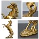 thumbnail image 2 of Caballo de resina Esculturas creativas Estatua de animal impermeable para la habitación del hogar (Oro) Sywqhk Libre de BPA, 2 of 8