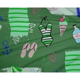 thumbnail image 5 of oneOone Polyester Spandex Green Fabric Summer Beach Fabric For Sewing Printed Craft Fabric By The Yard 56 Inch Wide, 5 of 5