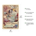 thumbnail image 2 of Lefèvre-Utile Biscuits Champagne - Vintage Advertising Poster by Alphonse Mucha c.1897 - 8 x 12 inch Vintage Wood Art Sign, 2 of 4
