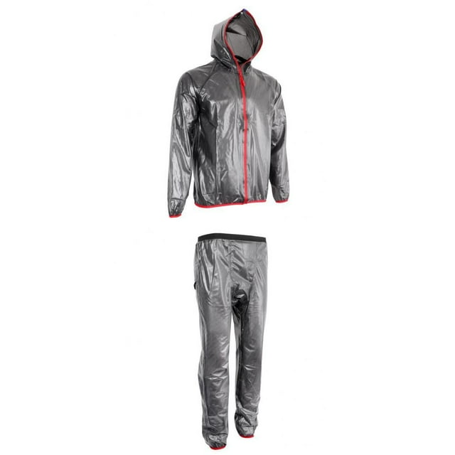 koolsoo Waterproof Windproof Cycling Jersey Raincoat Rain Suits Jacket and Pants XL