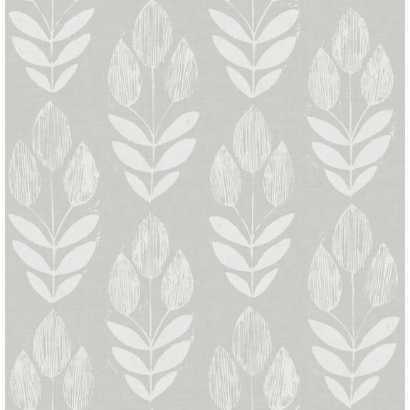 Chesapeake by Brewster 3115-24473 Garland Dove Block Tulip Wallpaper