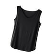 thumbnail image 2 of Tank Top for Women, Womens Solid Color Camisole Womens Loose Sleeveless V-neck, 2 of 5