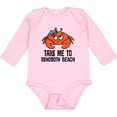 thumbnail image 3 of Inktastic Rehoboth Beach Delaware Cute Crab Boys or Girls Long Sleeve Baby Bodysuit, 3 of 5
