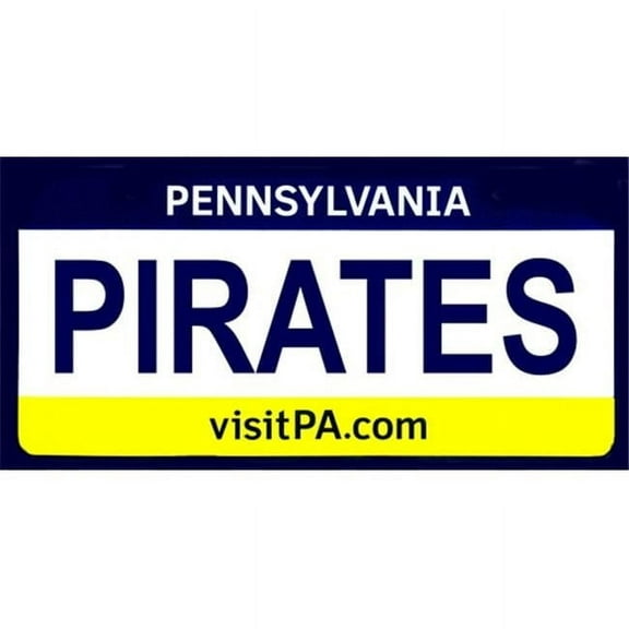 LP-2075 Pennsylvania State Background License Plates- Pirates