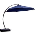 thumbnail image 7 of LAUSAINT HOME 12 FT Outdoor Patio Umbrella with Base, Aluminum Cantilever Umbrella with Crank, Navy Blue, 7 of 7